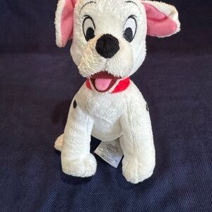Disney Plush Dog Toy - White and Pink